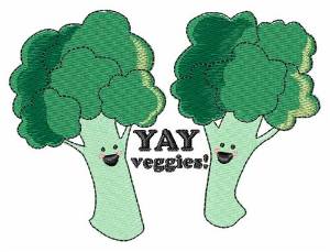Picture of Yay Vegies! Machine Embroidery Design