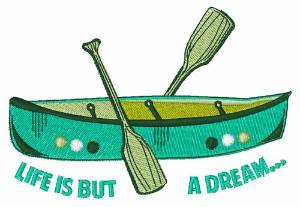Picture of Life Is Dream Machine Embroidery Design
