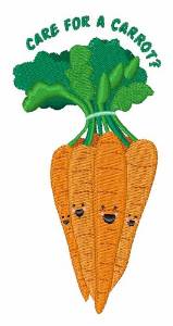 Picture of Care For A Carrot Machine Embroidery Design