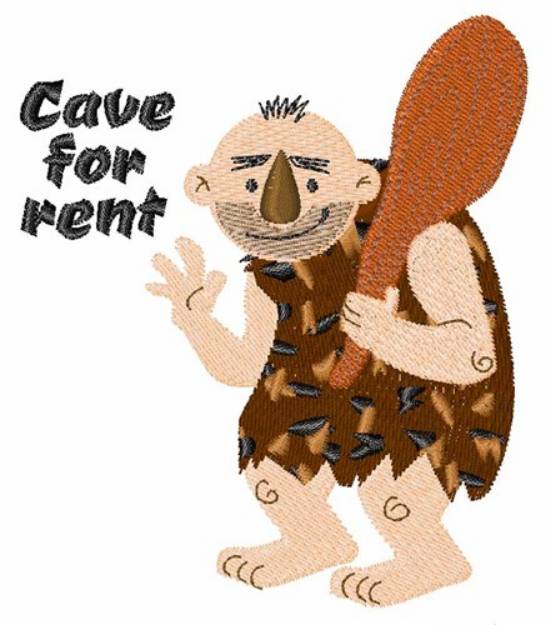Picture of Cave For Rent Machine Embroidery Design