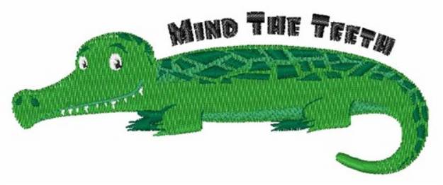 Picture of Mind The Teeth Machine Embroidery Design