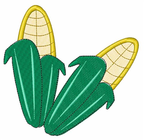 Corn Ears Machine Embroidery Design