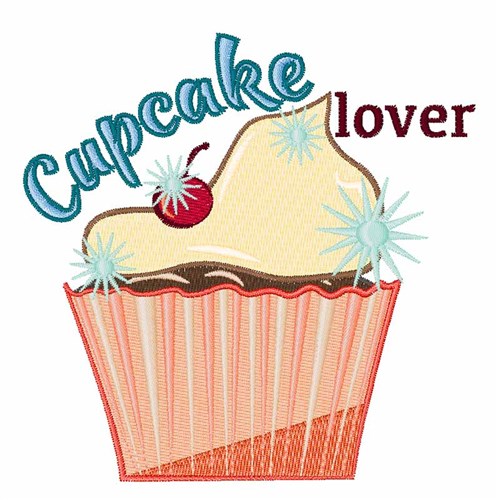 Cupcake Lover Machine Embroidery Design