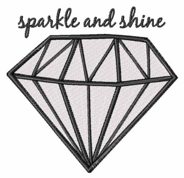 Picture of Sparkle And Shine Machine Embroidery Design