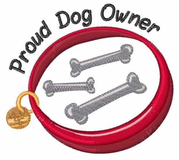 Picture of Dog Owner Machine Embroidery Design