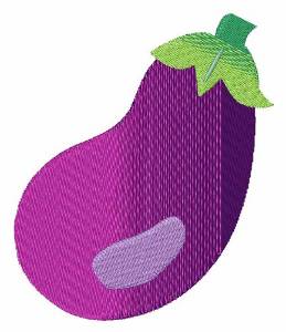 Picture of Eggplant Machine Embroidery Design