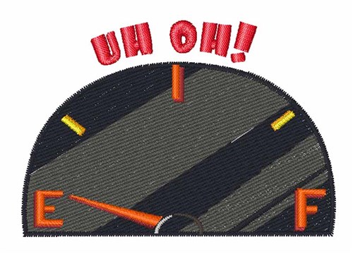 Uh Oh! Machine Embroidery Design