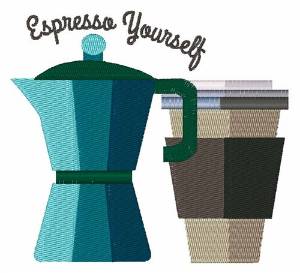 Picture of Expresso Yourself Machine Embroidery Design