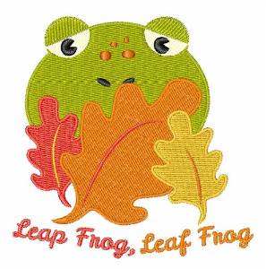 Picture of Leaf Frog Machine Embroidery Design