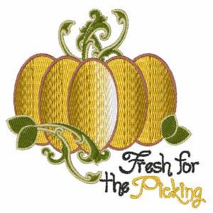 Picture of Fresh Picking Machine Embroidery Design
