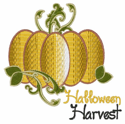 Halloween Harvest Machine Embroidery Design