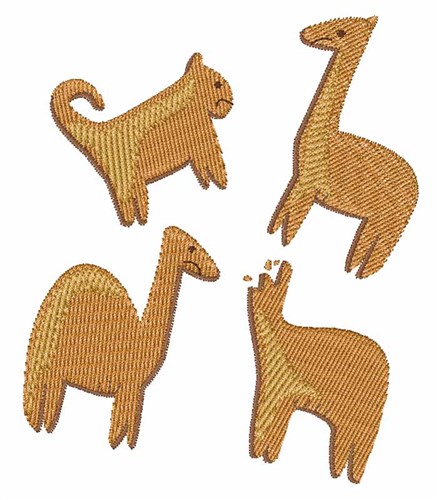 Animal Crackers Machine Embroidery Design