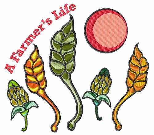 Farmers Life Machine Embroidery Design