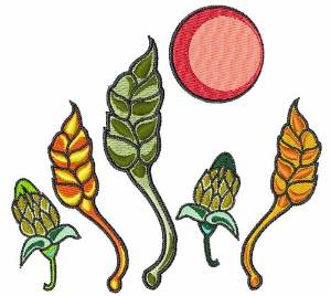 Picture of Growing Plants Machine Embroidery Design