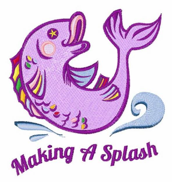 Picture of Making A Splash Machine Embroidery Design