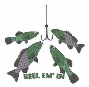 Picture of Reel Em In Machine Embroidery Design