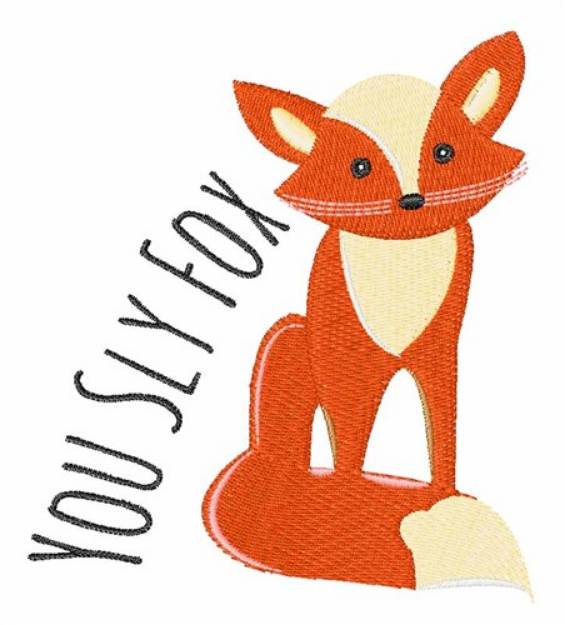 Picture of Sly Fox Machine Embroidery Design