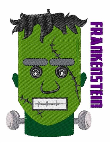 Frankenstein Machine Embroidery Design