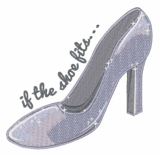 Picture of If Shoe Fits Machine Embroidery Design