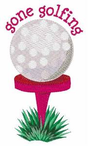 Picture of Gone Golfing Machine Embroidery Design