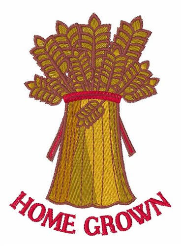 Home Grown Machine Embroidery Design