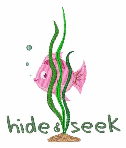 Hide & Seek Machine Embroidery Design