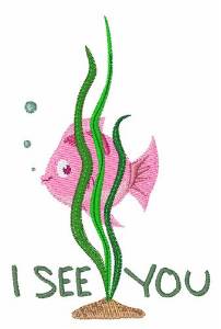 Picture of I See You Machine Embroidery Design