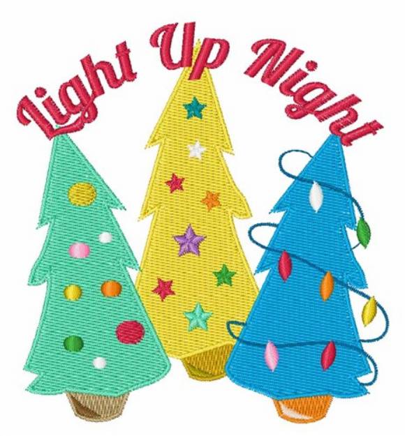 Picture of Light Up Night Machine Embroidery Design