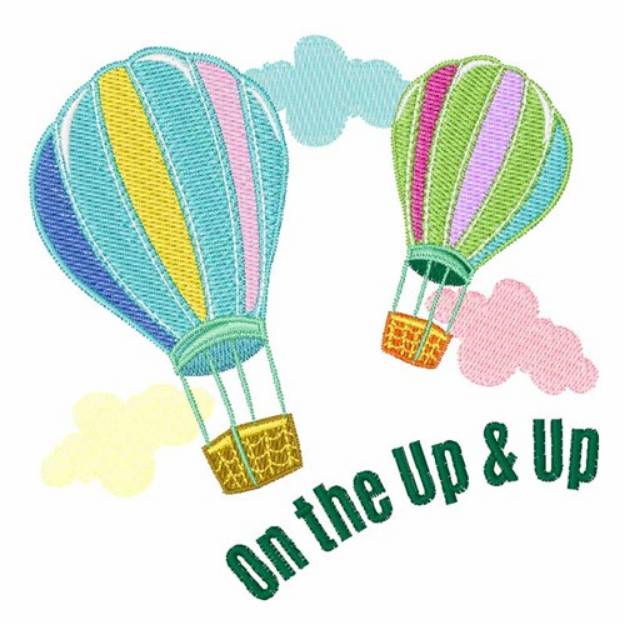 Picture of Up & Up Machine Embroidery Design