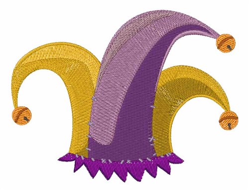 Jester Hat Machine Embroidery Design