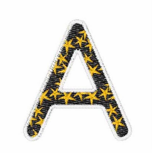Picture of Yellow Star A Machine Embroidery Design