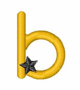 Picture of Yellow Star b Machine Embroidery Design