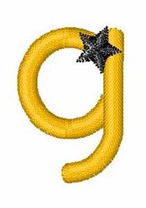 Picture of Yellow Star g Machine Embroidery Design