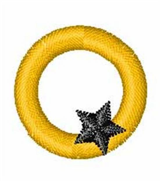 Picture of Yellow Star o Machine Embroidery Design