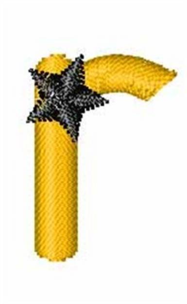 Picture of Yellow Star r Machine Embroidery Design