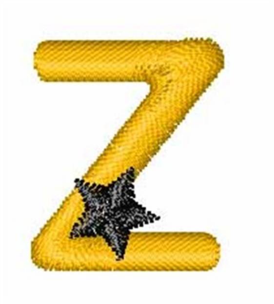 Picture of Yellow Star z Machine Embroidery Design