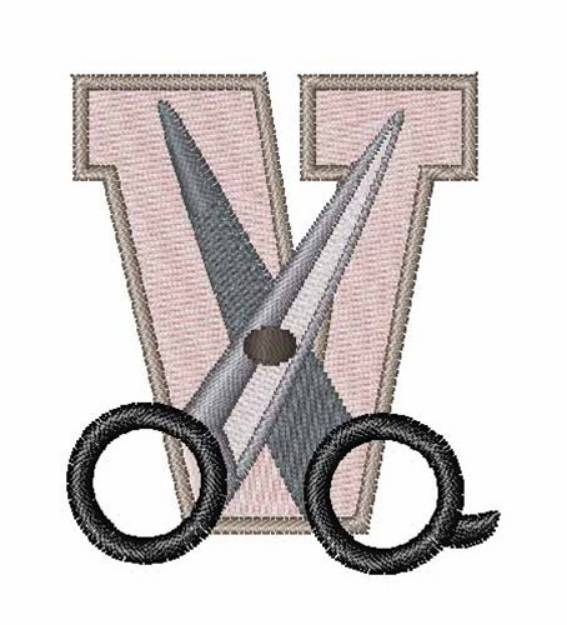 Picture of Barber Shop v Machine Embroidery Design