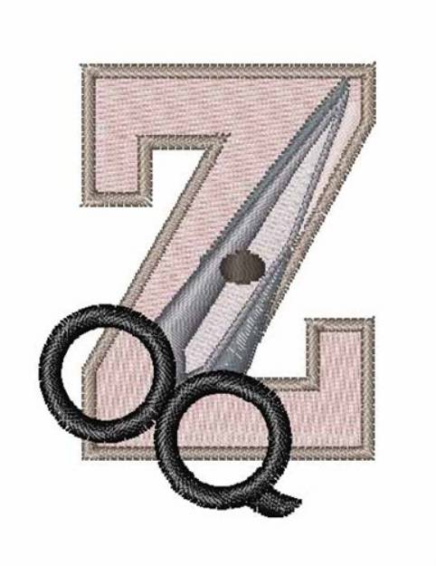 Picture of Barber Shop z Machine Embroidery Design