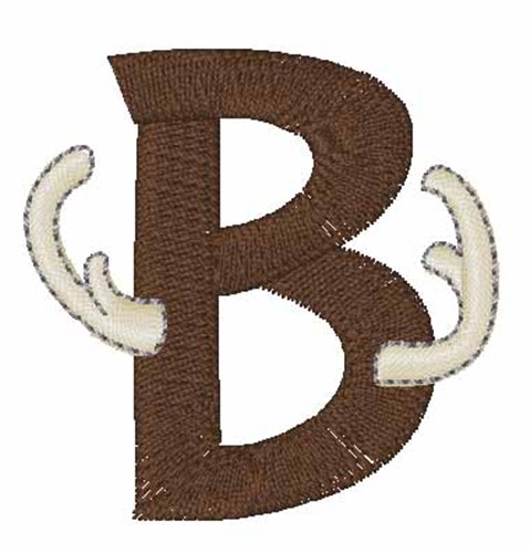 Buck Horn B Machine Embroidery Design