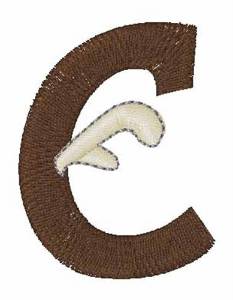 Picture of Buck Horn C Machine Embroidery Design