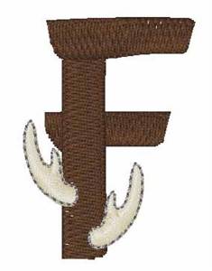 Picture of Buck Horn F Machine Embroidery Design
