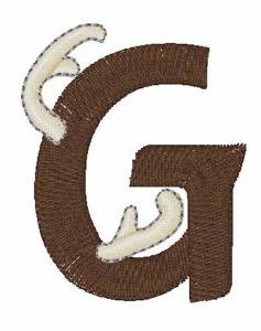 Picture of Buck Horn G Machine Embroidery Design