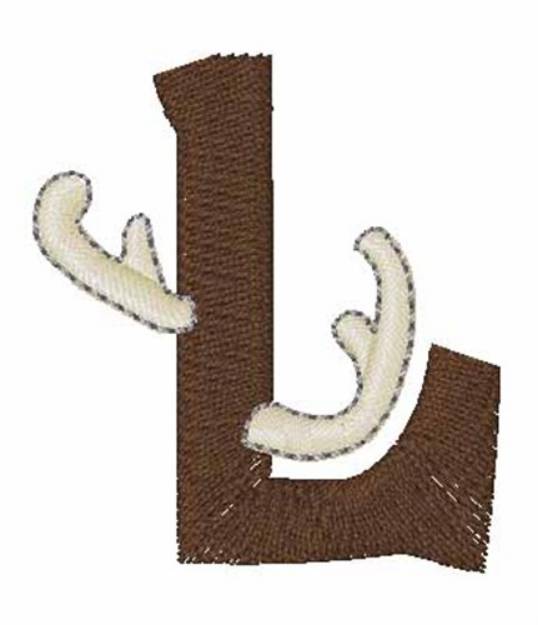 Picture of Buck Horn L Machine Embroidery Design