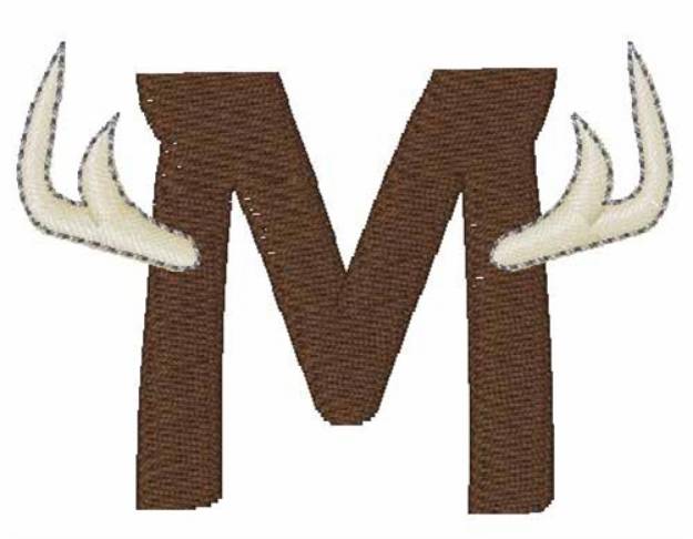 Picture of Buck Horn M Machine Embroidery Design