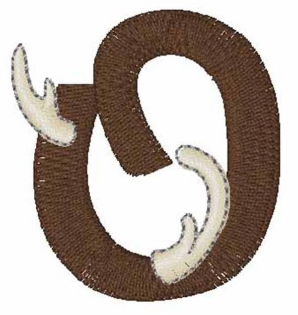 Picture of Buck Horn O Machine Embroidery Design