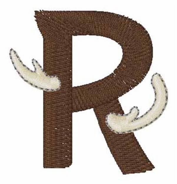 Picture of Buck Horn R Machine Embroidery Design