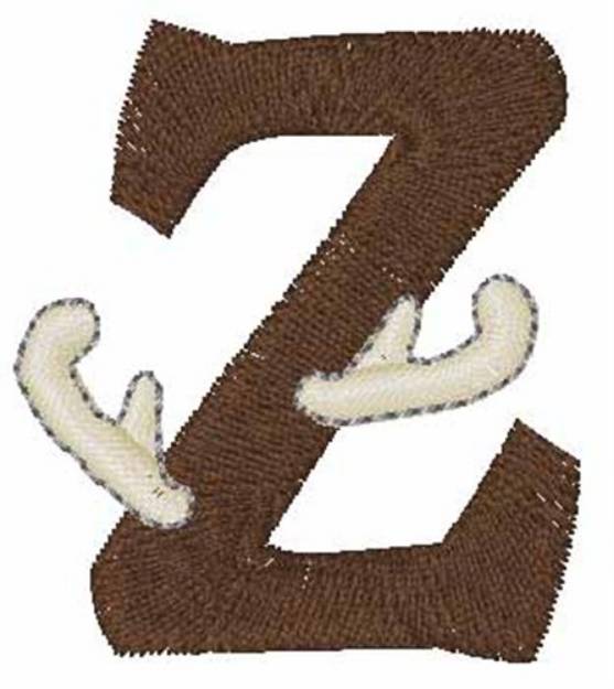 Picture of Buck Horn Z Machine Embroidery Design