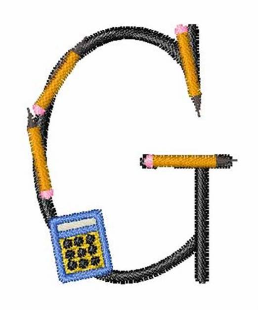 Picture of Teachers Tools G Machine Embroidery Design