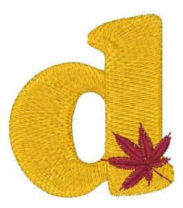 Picture of Mixed Leaves d Machine Embroidery Design