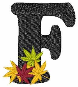 Picture of Mixed Leaves F Machine Embroidery Design